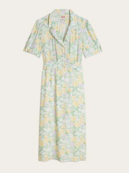 Robe ANAIS - JARDINPARISIEN JAUNE