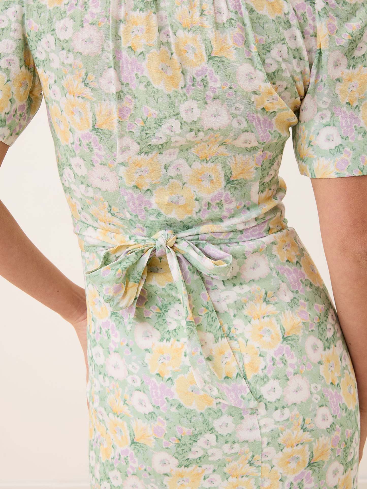 Robe ANAIS - JARDINPARISIEN JAUNE