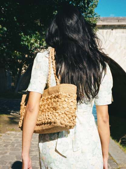 Robe ANAIS - JARDINPARISIEN JAUNE
