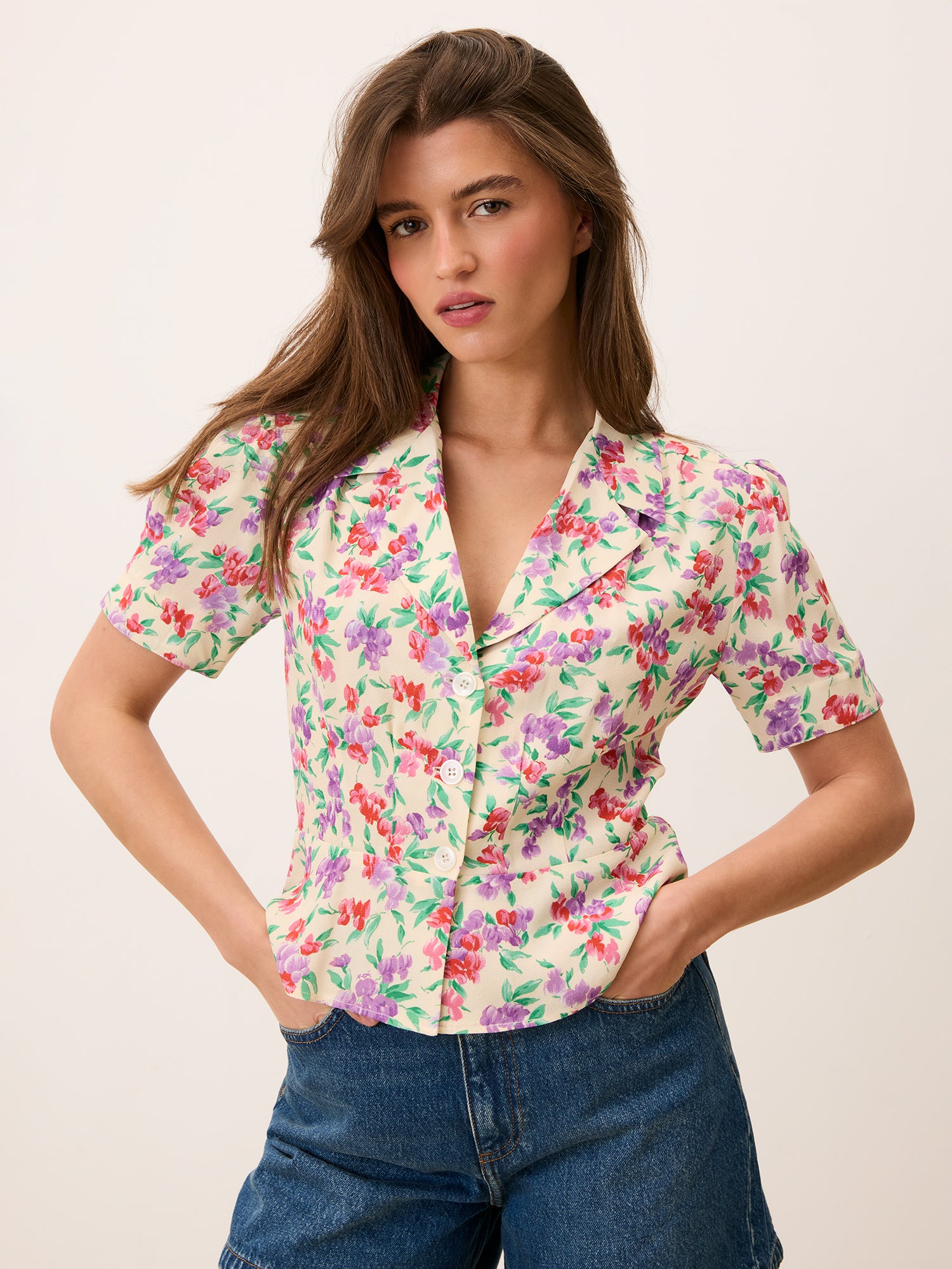 Blouse ANAS - GLYCINE VANILLE