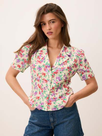 Blouse ANAS - GLYCINE VANILLE