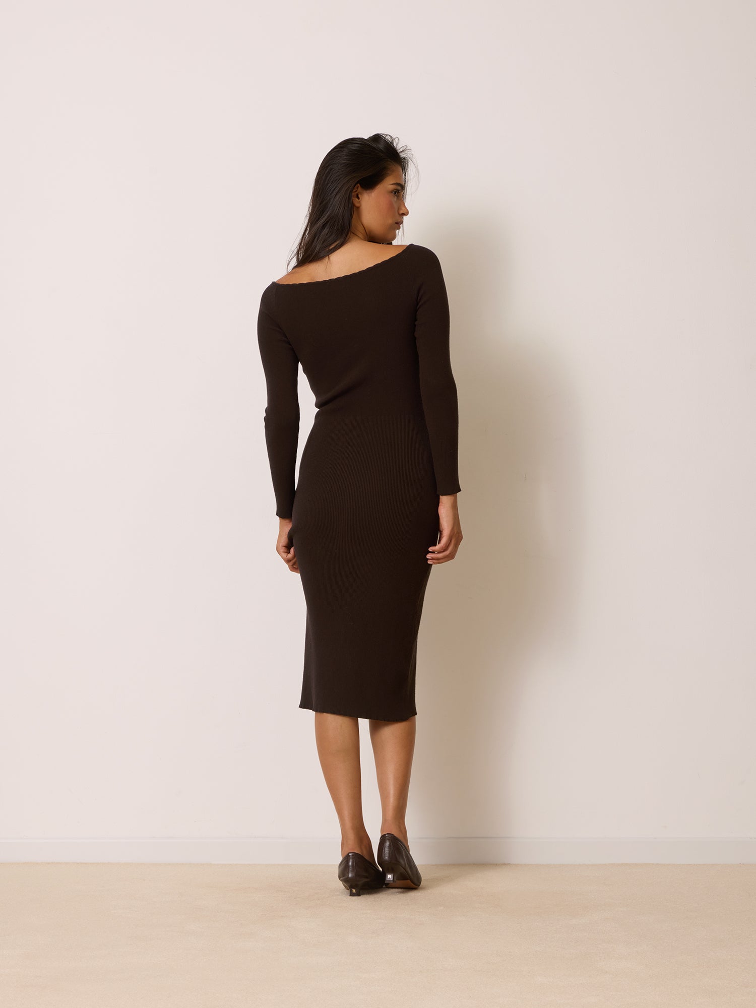 Robe ANDINA - Uni Chocolat