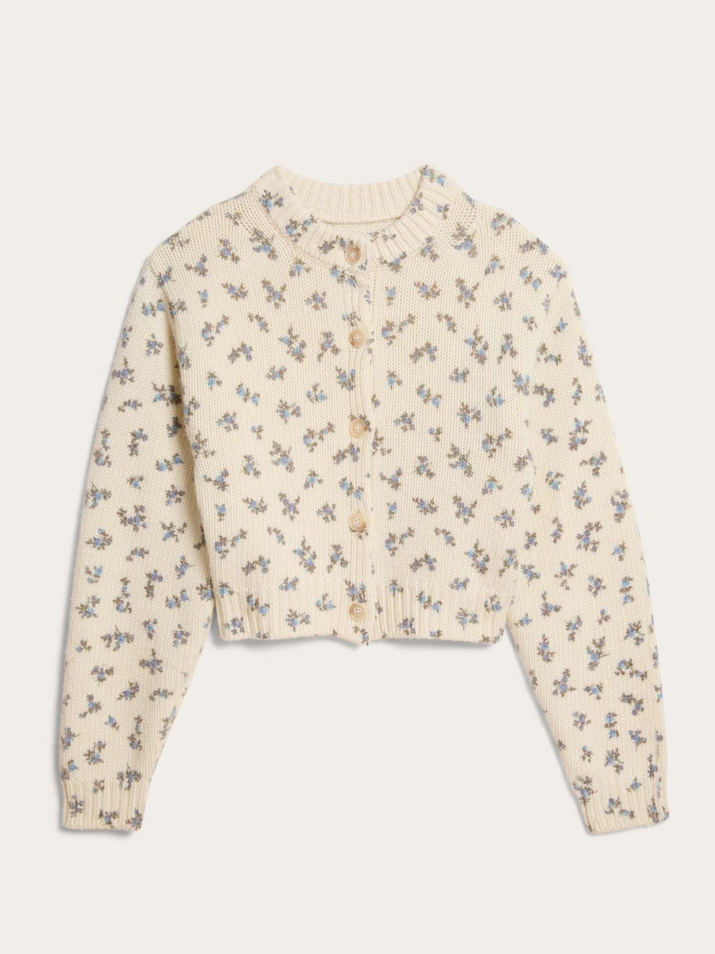 Cardigan ANIL - MIDNIGHTBLOOM ECRU