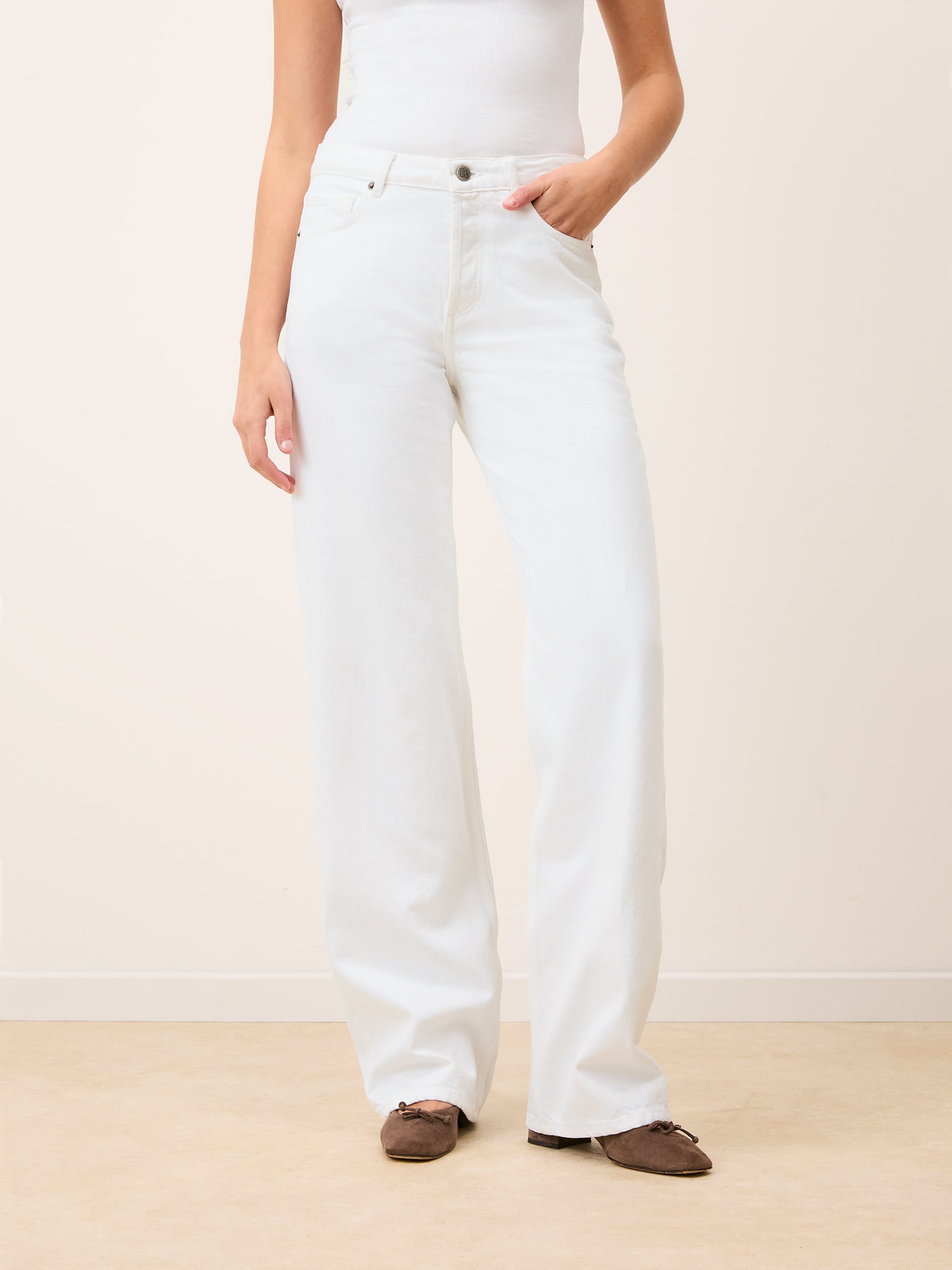 Jean ANVERS - DENIM BLANC