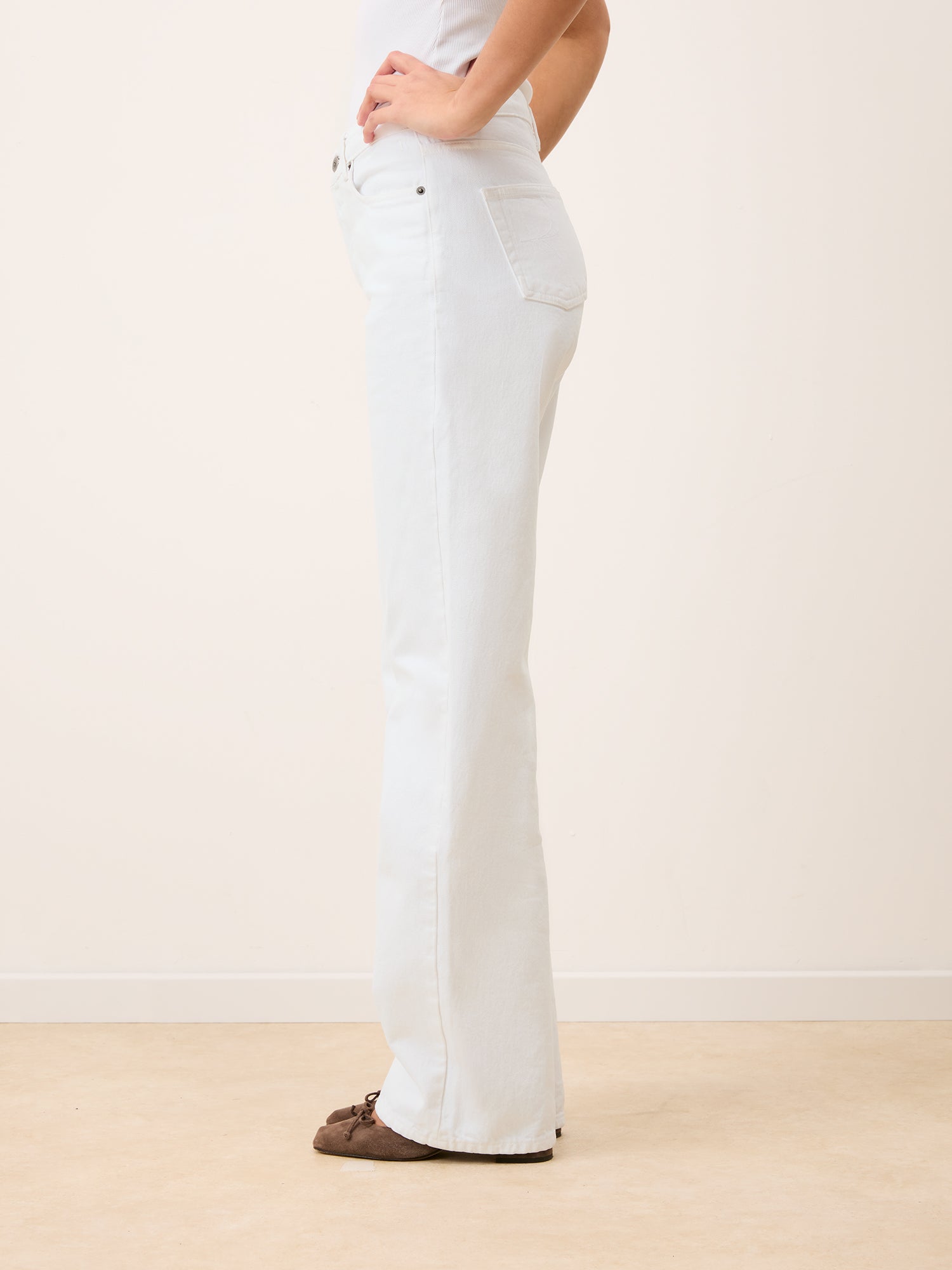 Jean ANVERS - DENIM BLANC