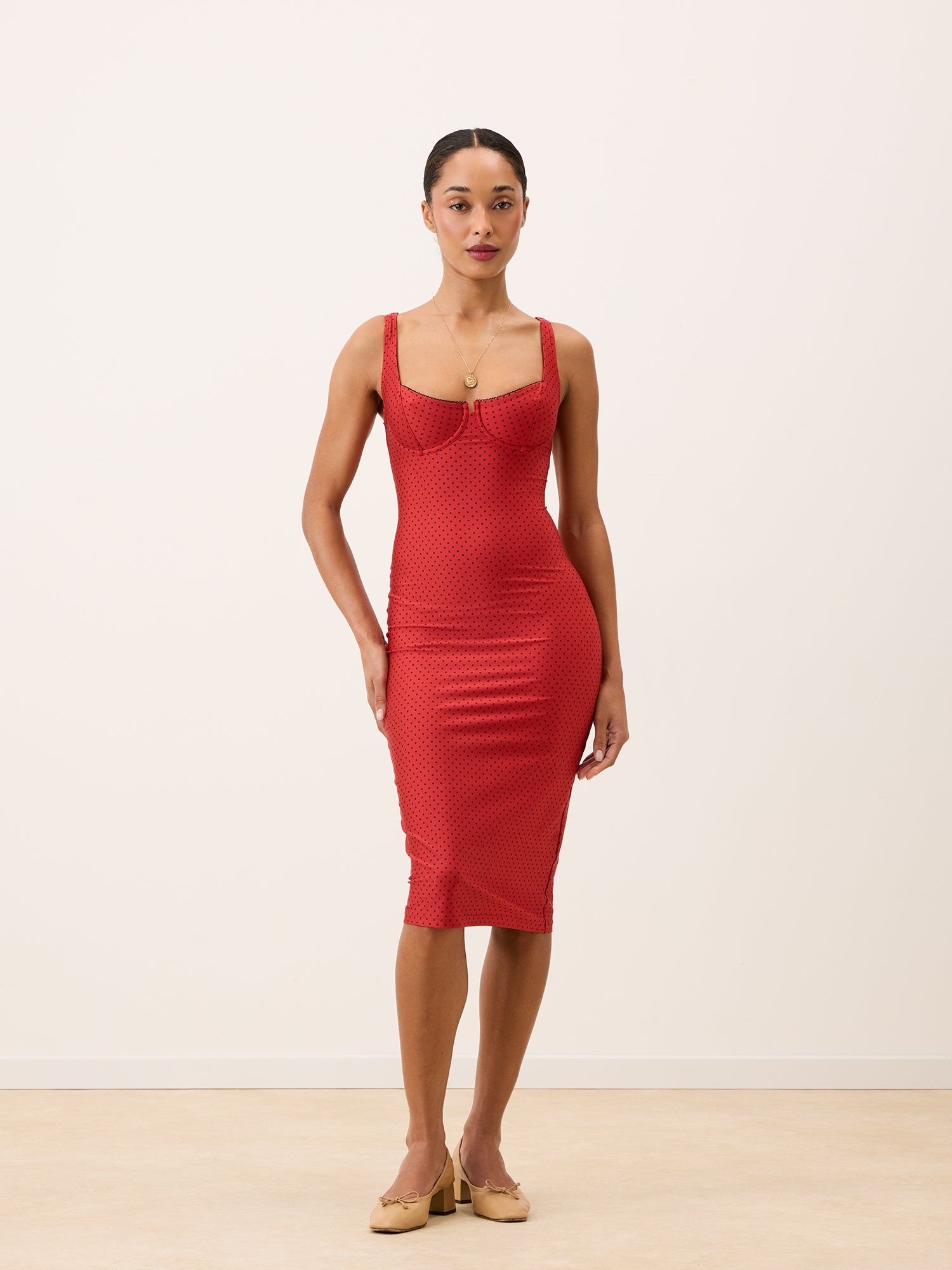 Robe ARIELLE - PLUMETIS  ROUGE