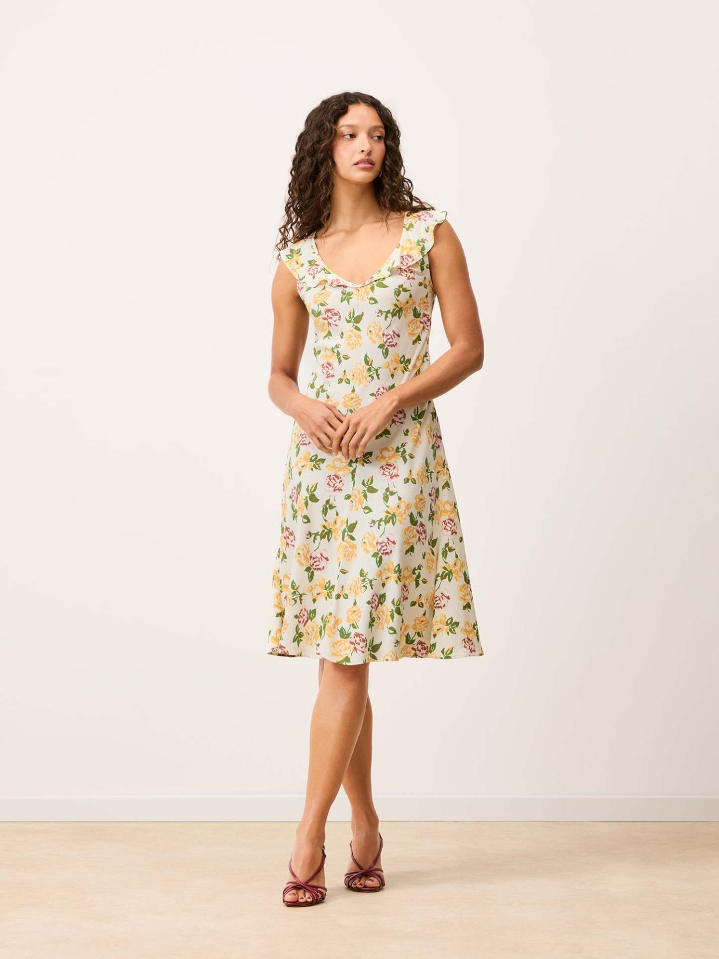 Robe ASMA - FLORE ÉCRU