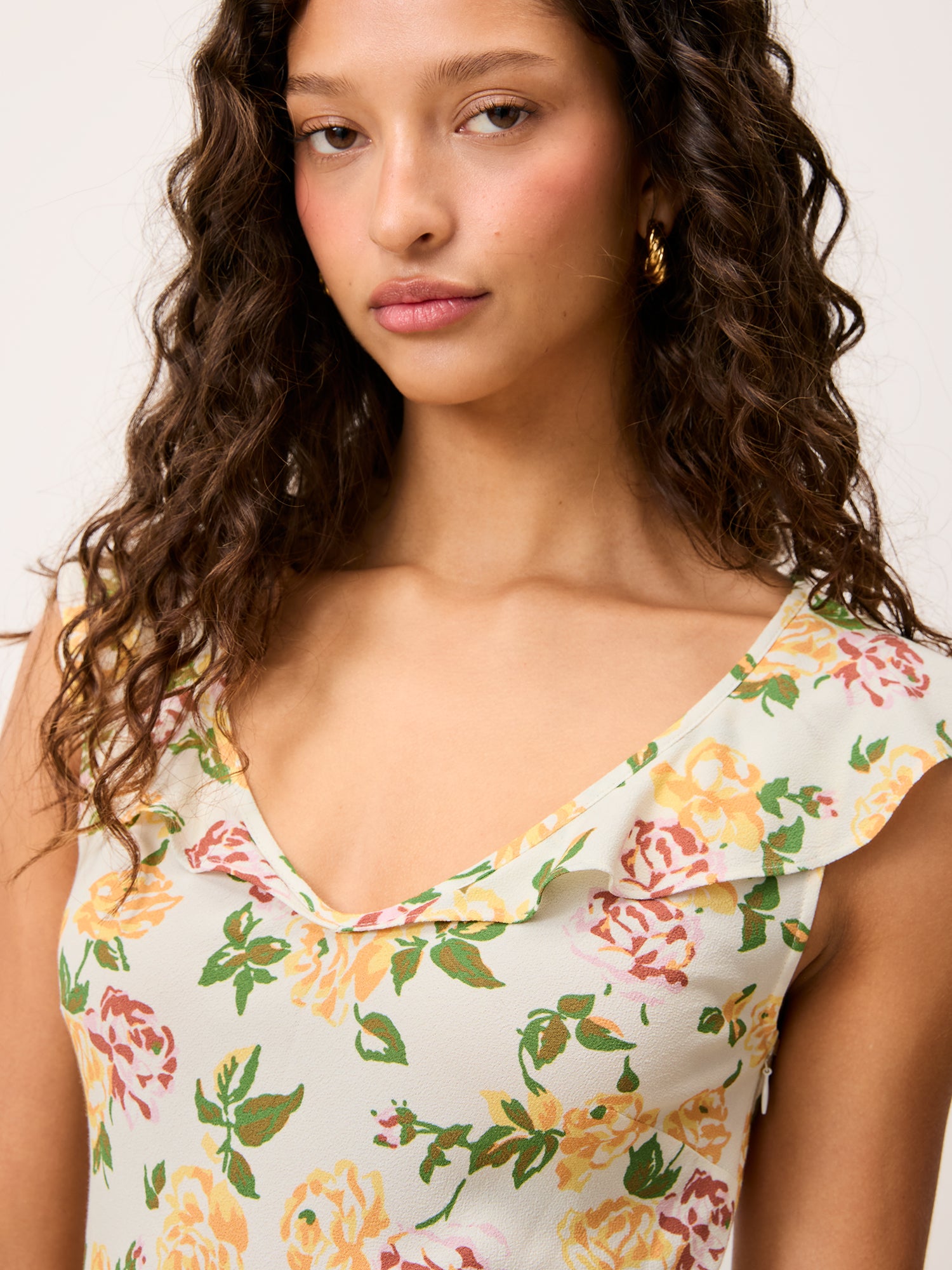 Robe ASMA - FLORE ÉCRU