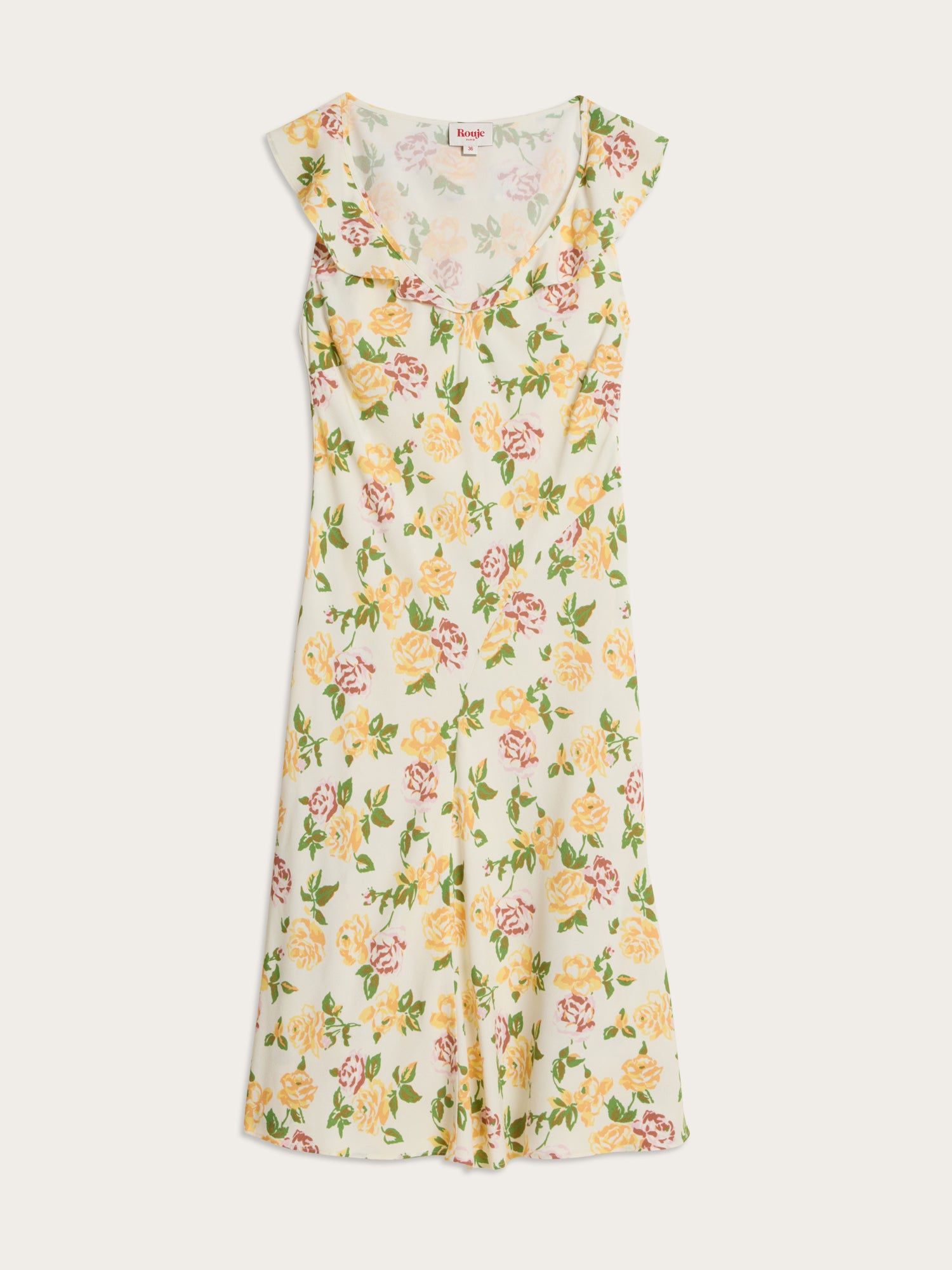 Robe ASMA - FLORE ÉCRU