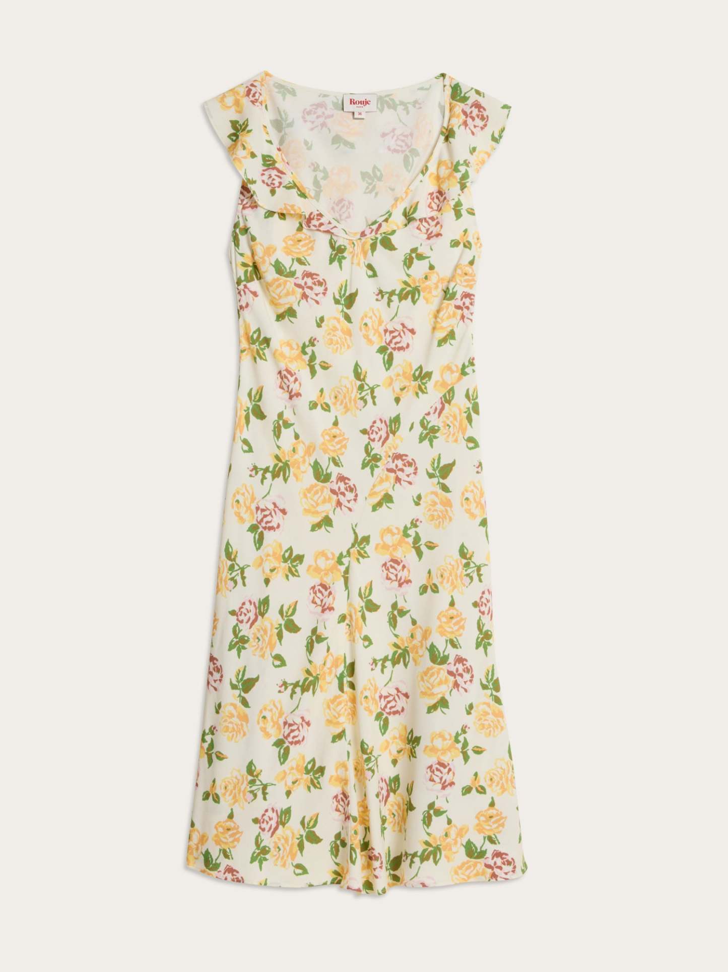 Robe ASMA - FLORE ÉCRU