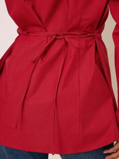 Chemise AUREL - Uni Framboise