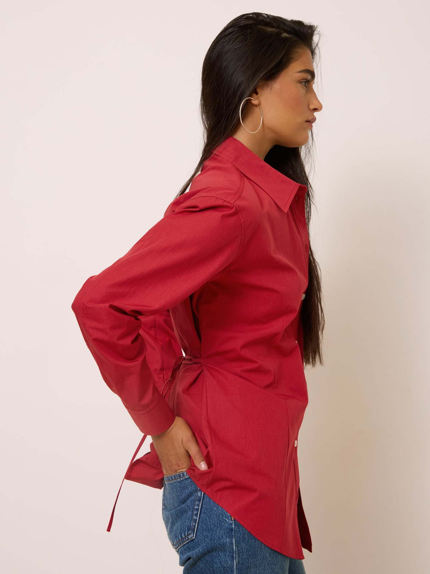 Chemise AUREL - Uni Framboise