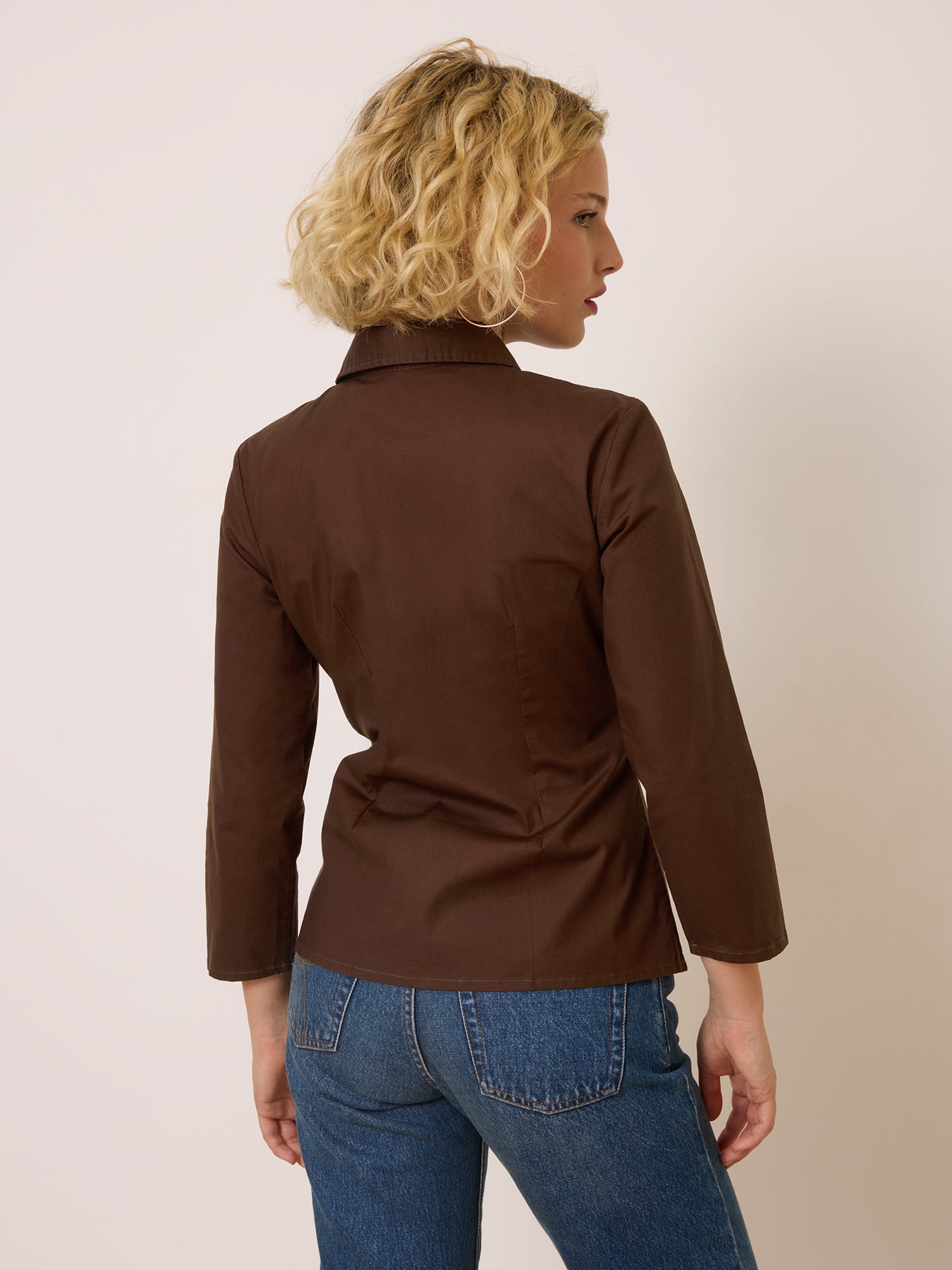 Chemise AVA - Uni Marron