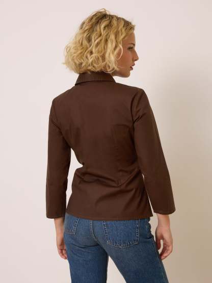 Chemise AVA - Uni Marron