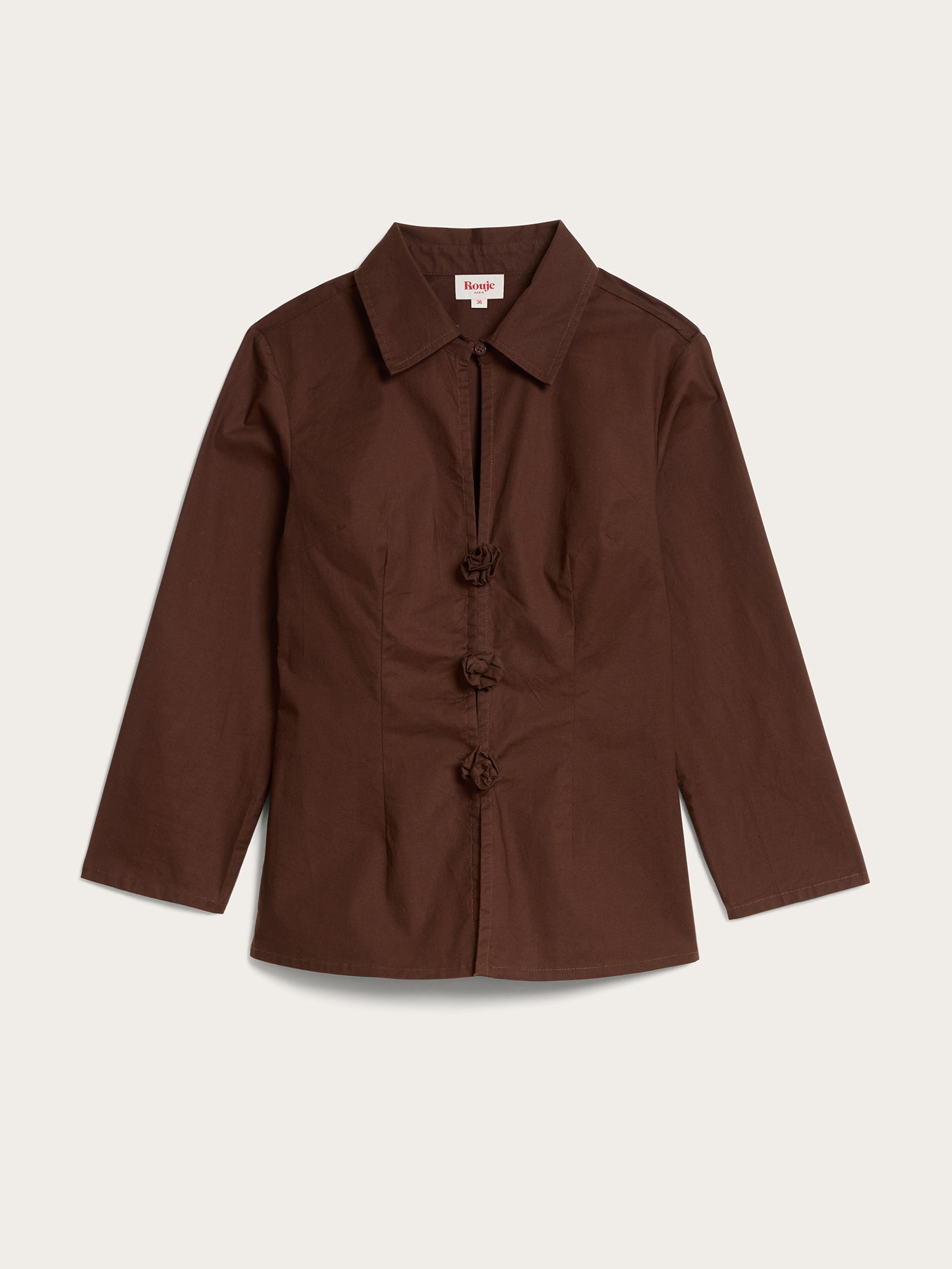 Chemise AVA - Uni Marron