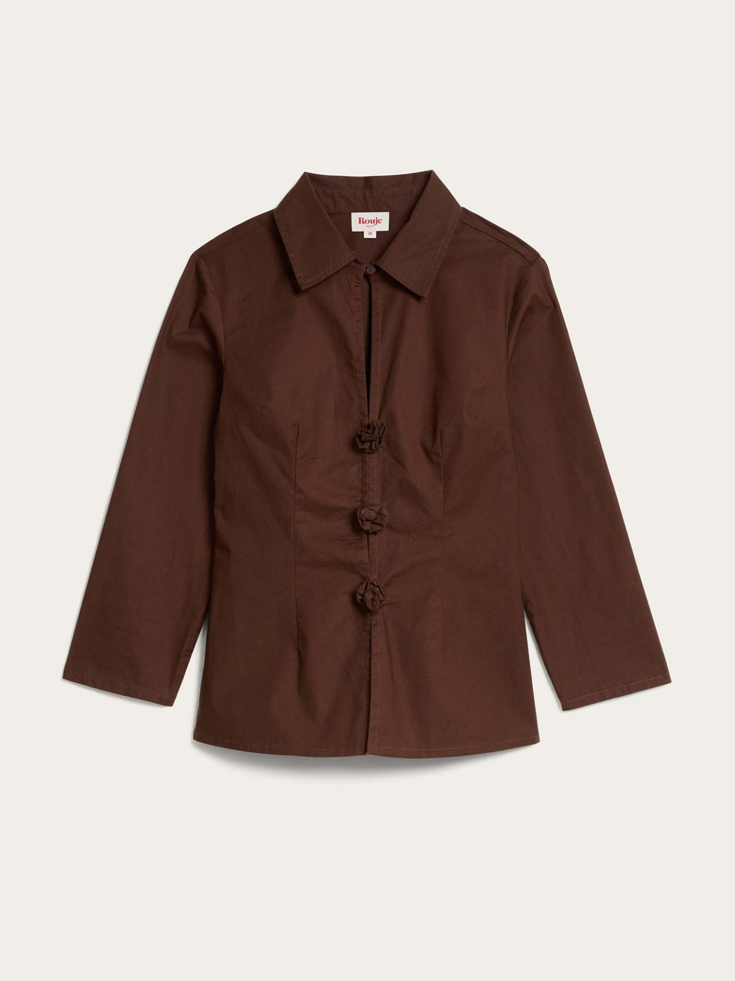 Chemise AVA - Uni Marron