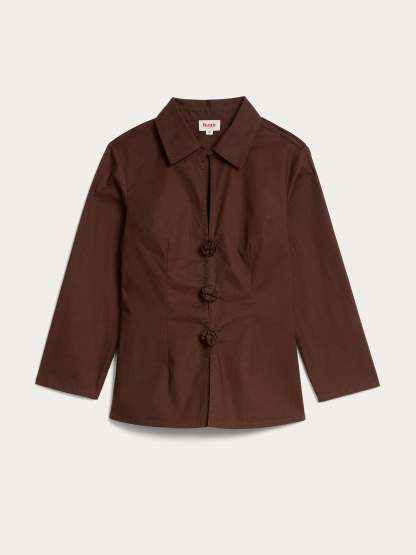 Chemise AVA - Uni Marron