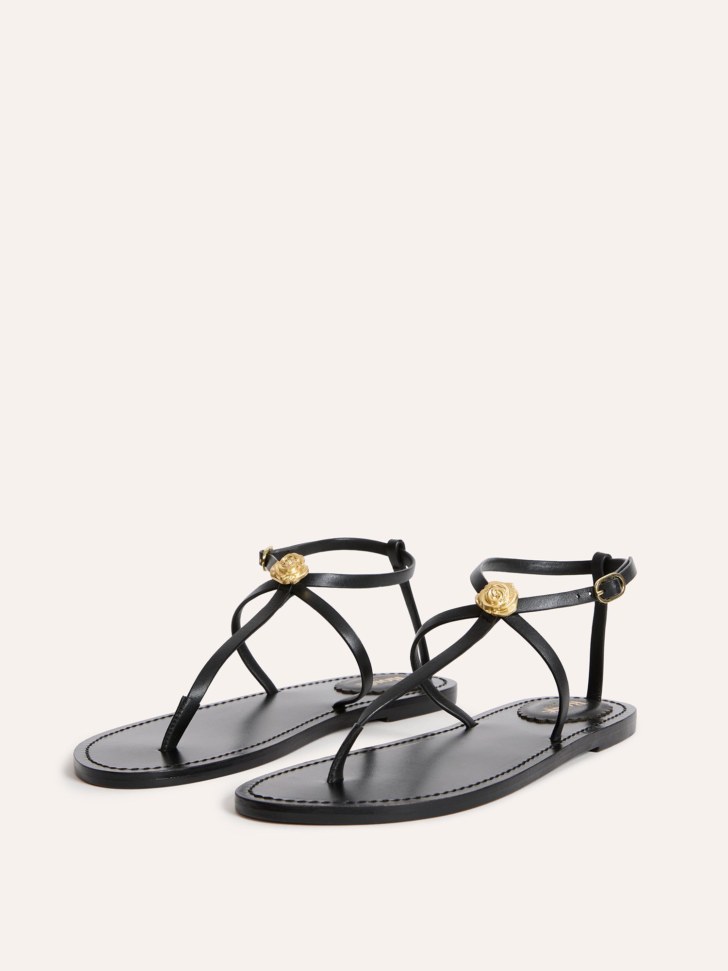 Sandales AZUR - Cuir Noir