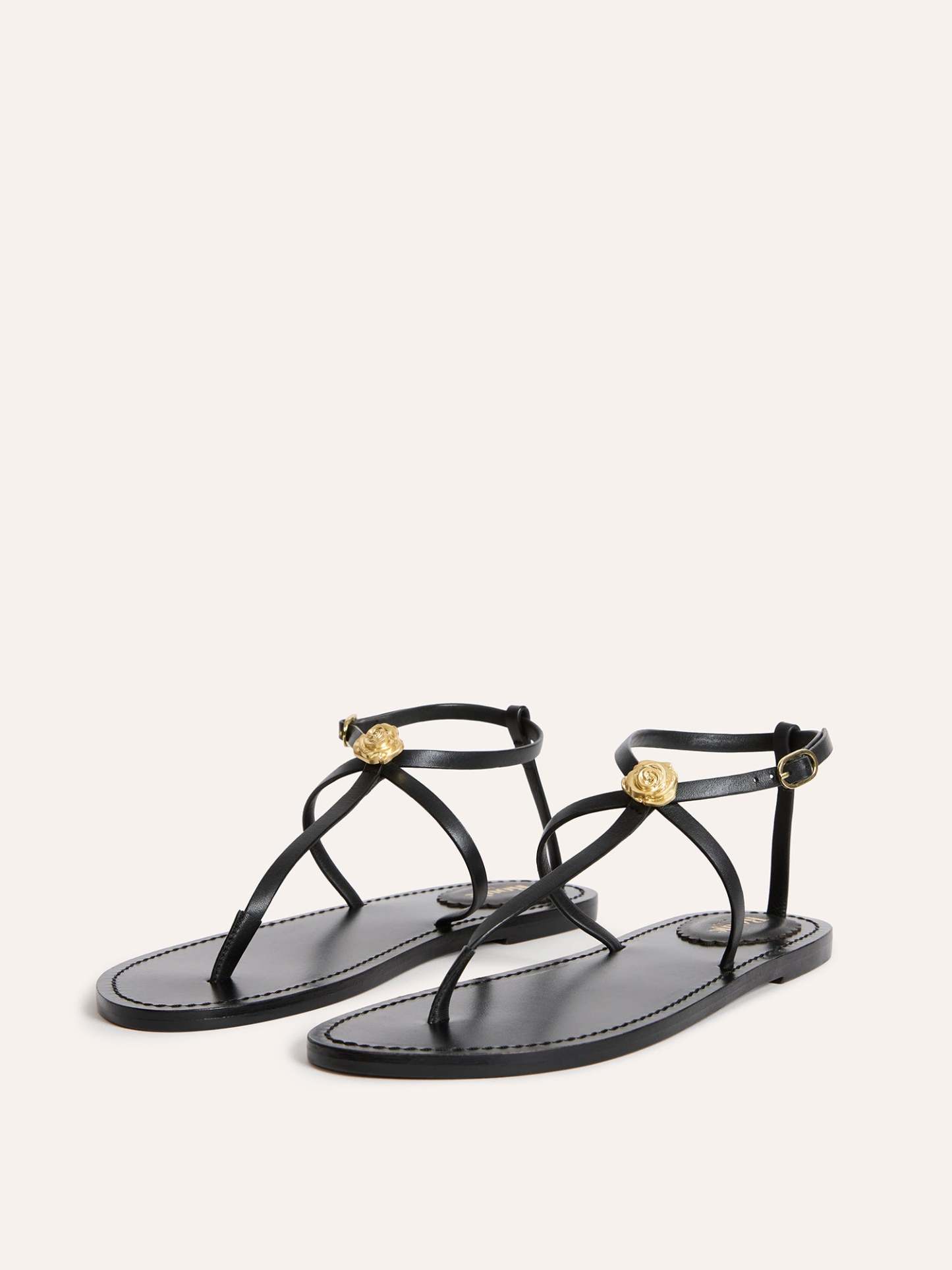 Sandales AZUR - Cuir Noir