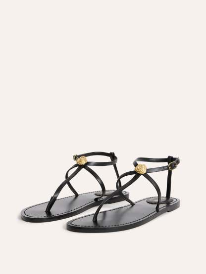 Sandales AZUR - Cuir Noir