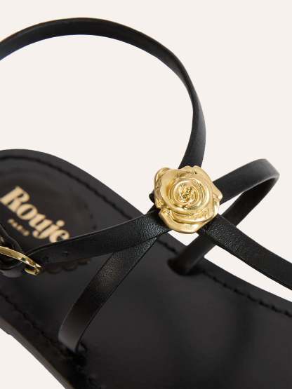 Sandales AZUR - Cuir Noir
