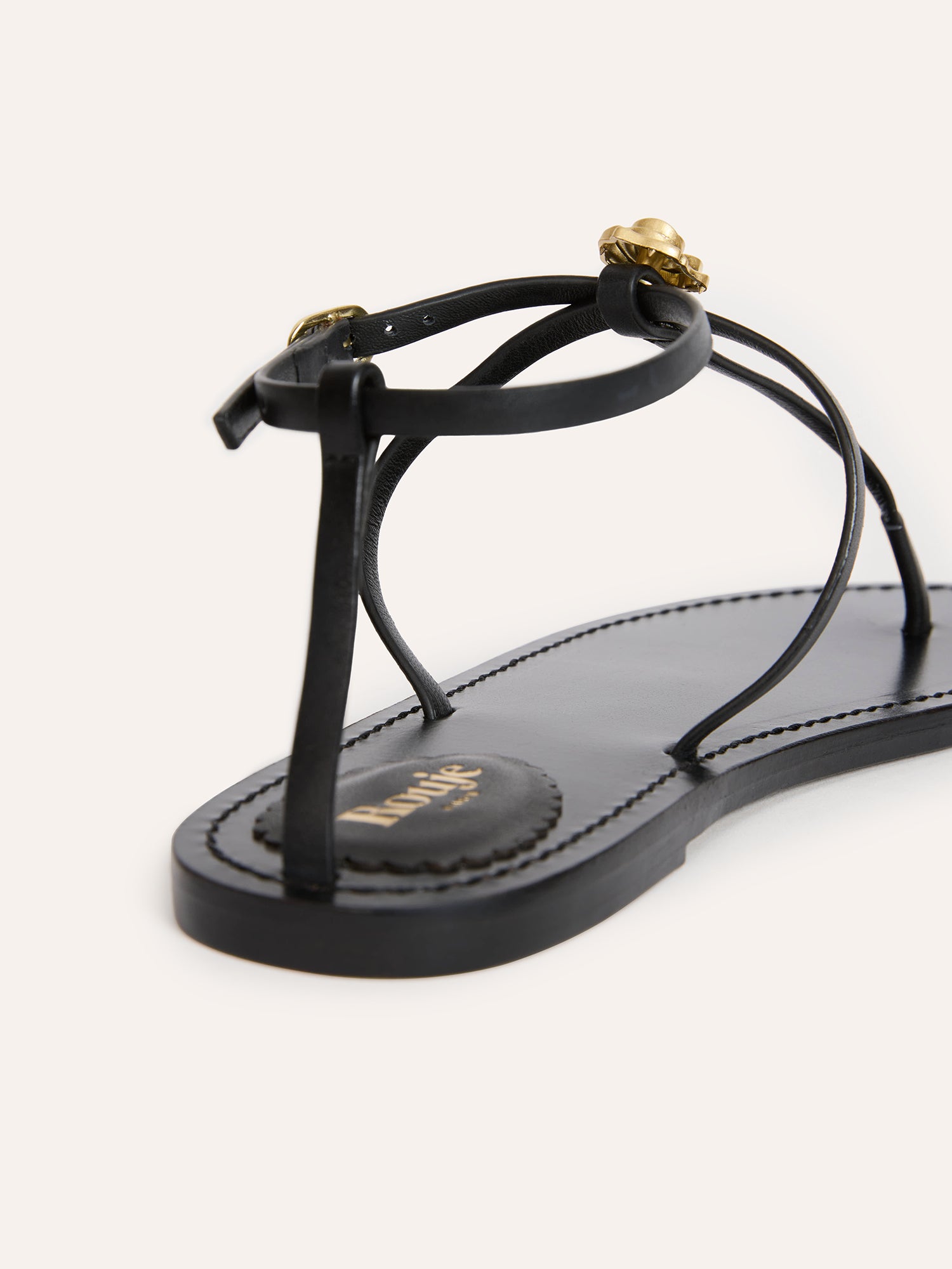 Sandales AZUR - Cuir Noir