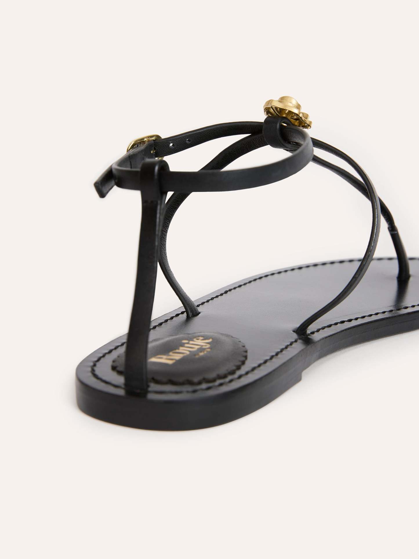 Sandales AZUR - Cuir Noir