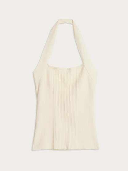 Top BABICHE - Uni Blanc