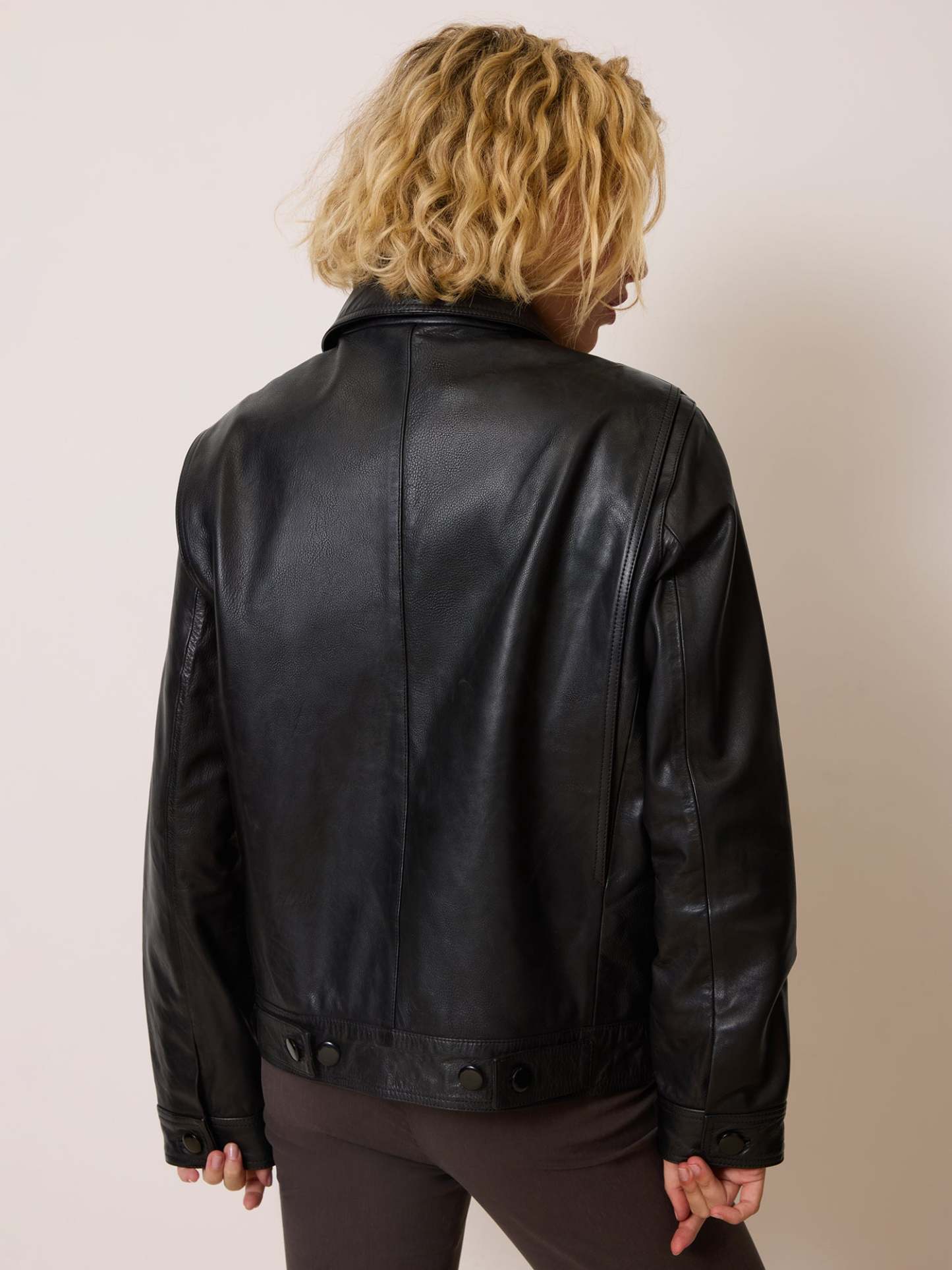 Veste STAN - CUIR CACHOU