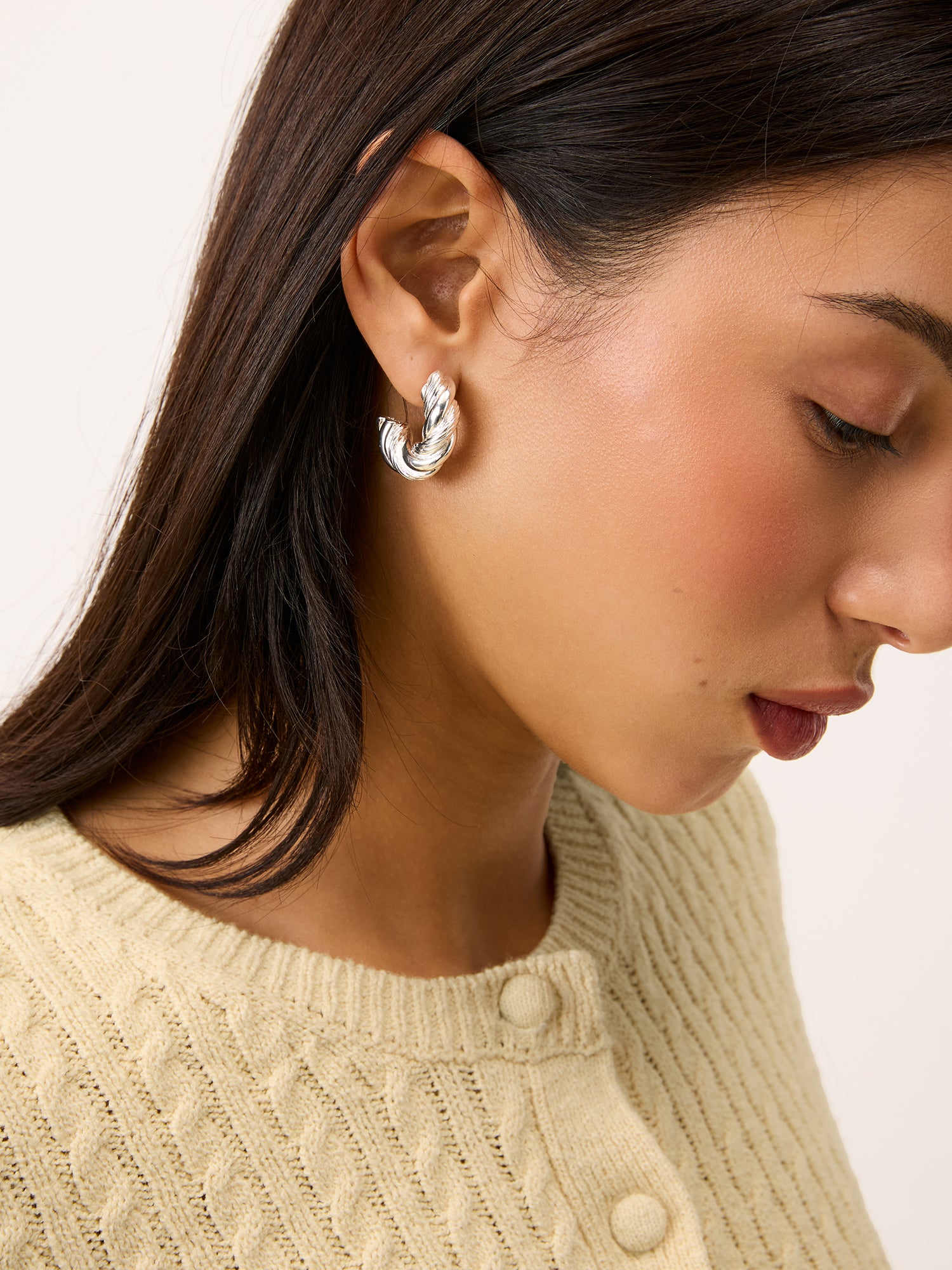 Boucles d'oreilles BELLISSIMA - Uni Argent