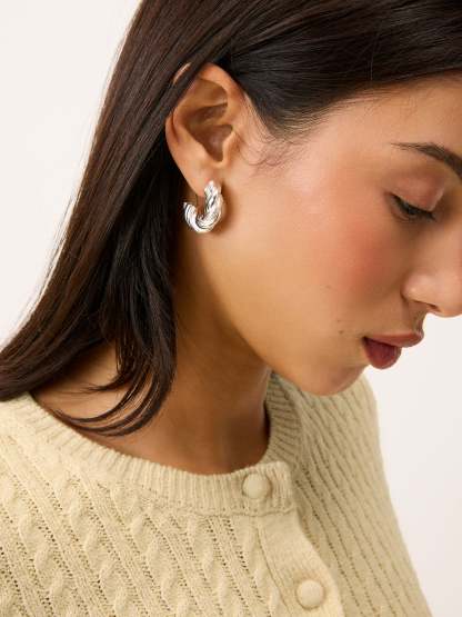 Boucles d'oreilles BELLISSIMA - Uni Argent