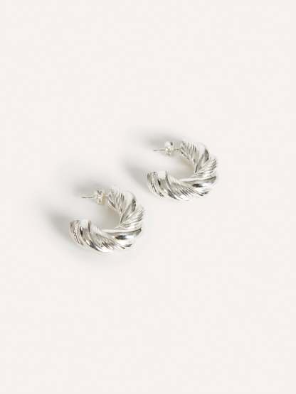 Boucles d'oreilles BELLISSIMA - Uni Argent