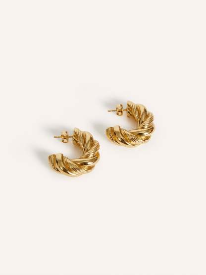 Boucles d'oreilles BELLISSIMA - Uni Or Vieilli