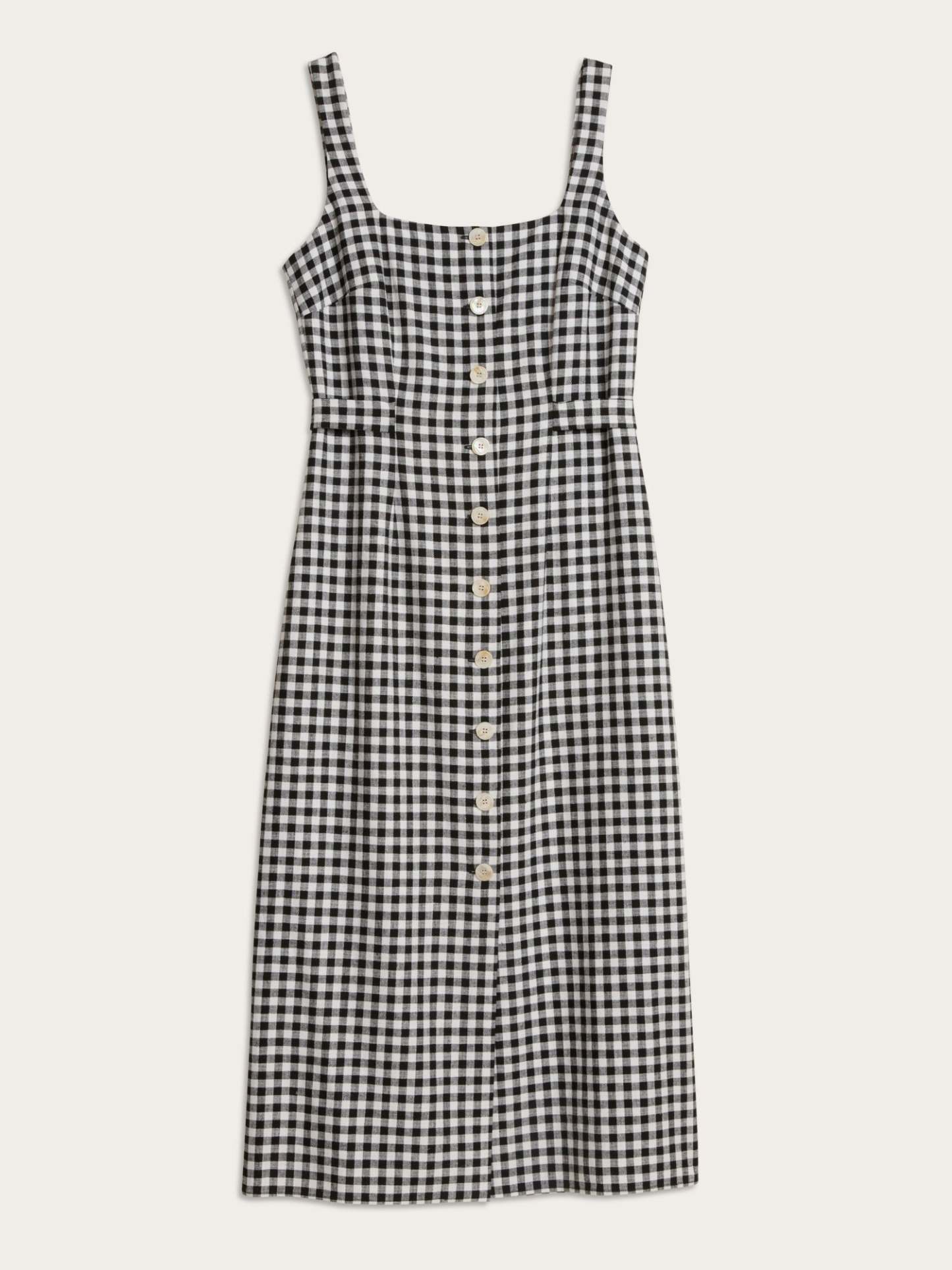 Robe BENEDICTA - Vichy Noir