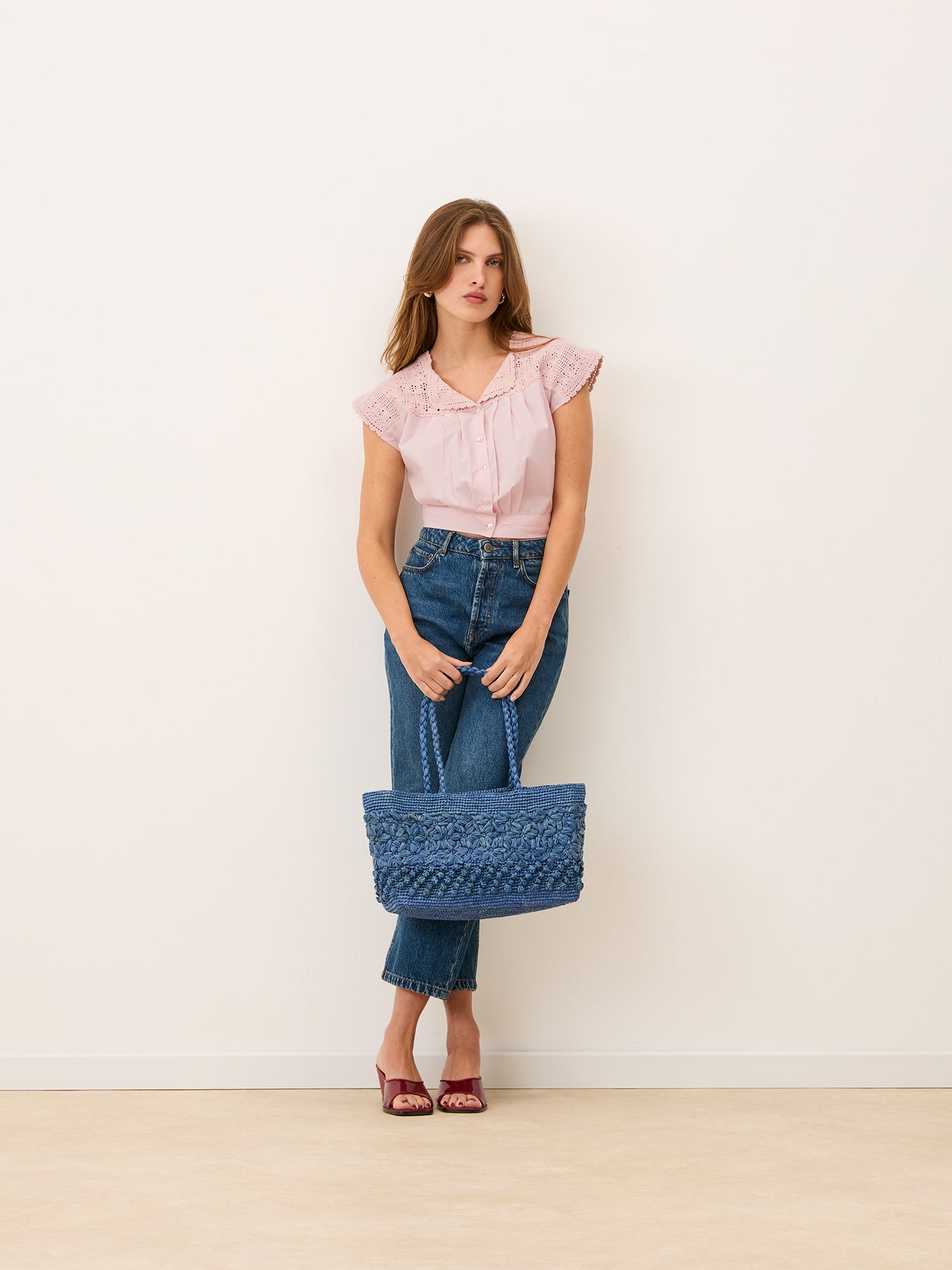 Blouse BETTY - Uni Rose