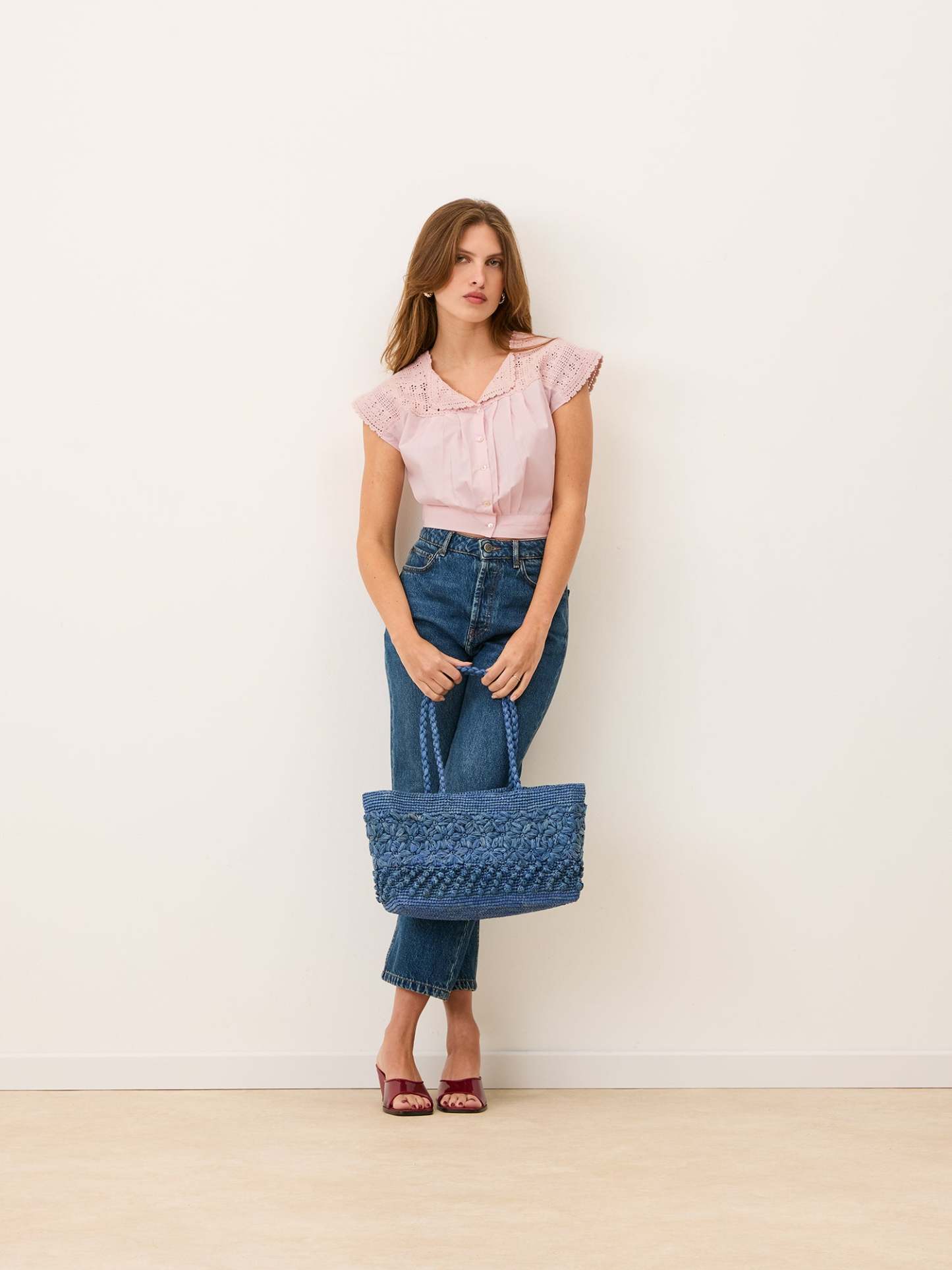 Blouse BETTY - Uni Rose