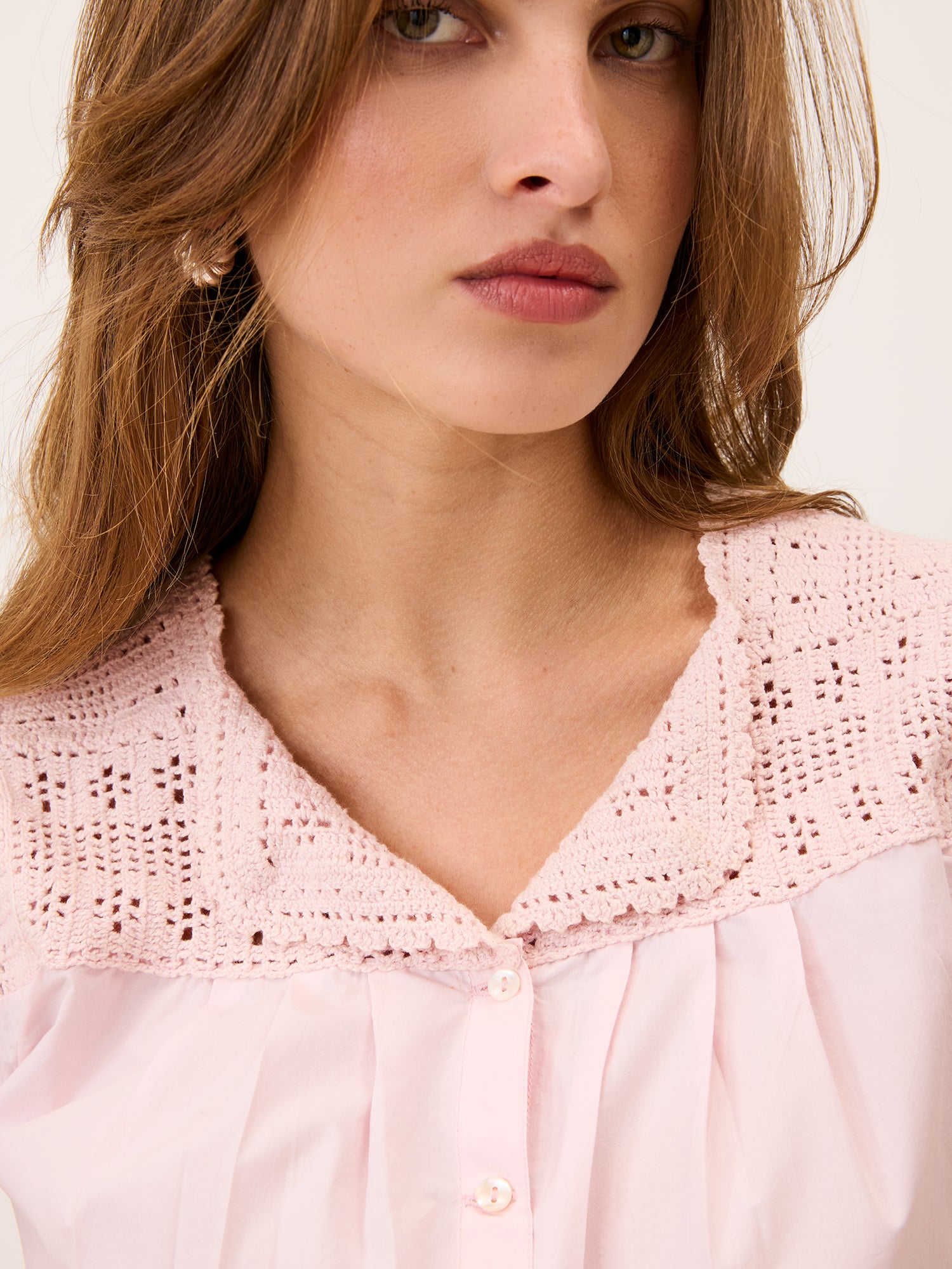 Blouse BETTY - Uni Rose
