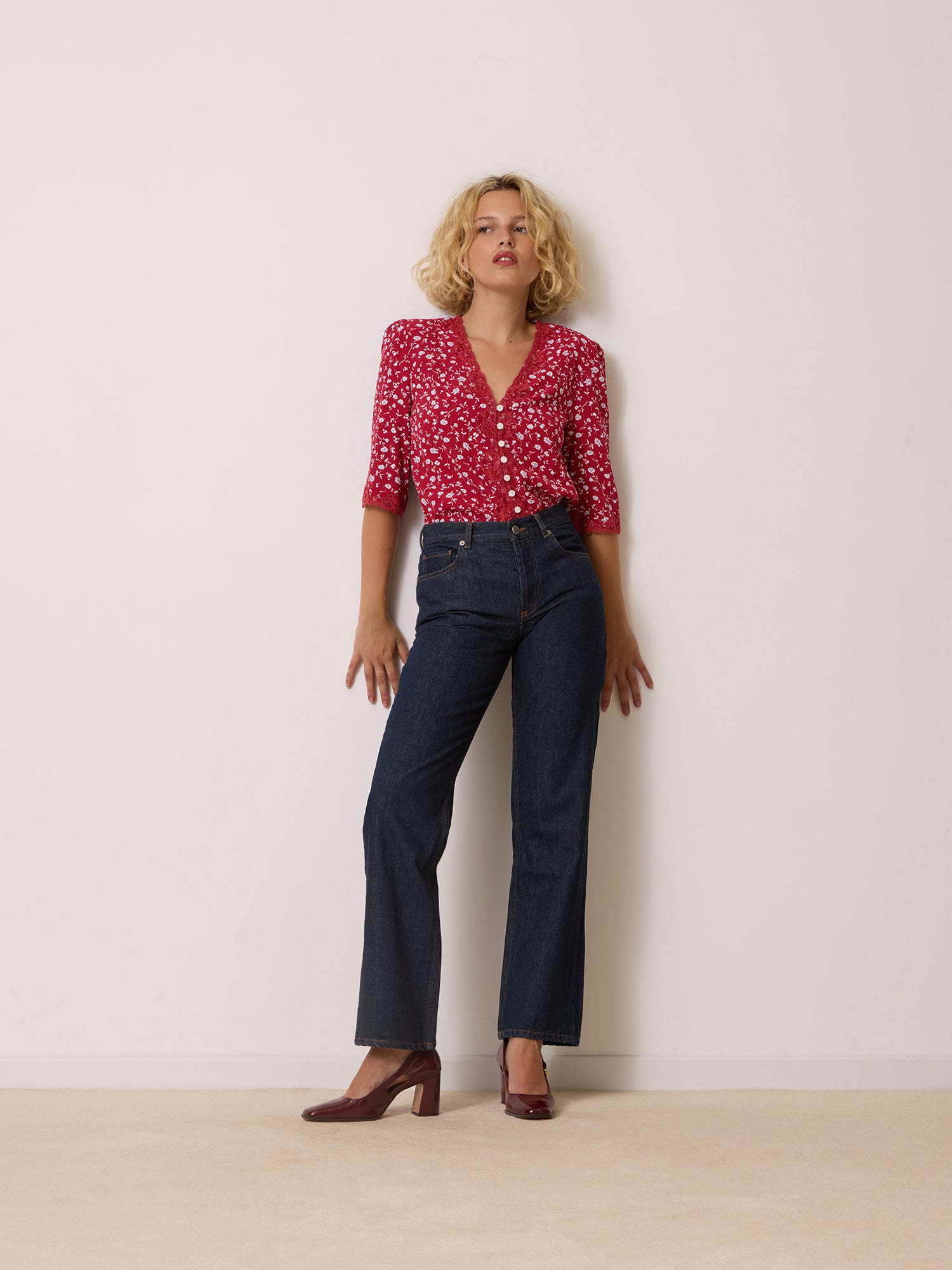Blouse ALDA - DOLCEROSA FRAMBOISE
