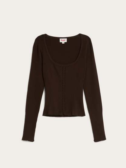 Pull BRIAC - Uni Chocolat