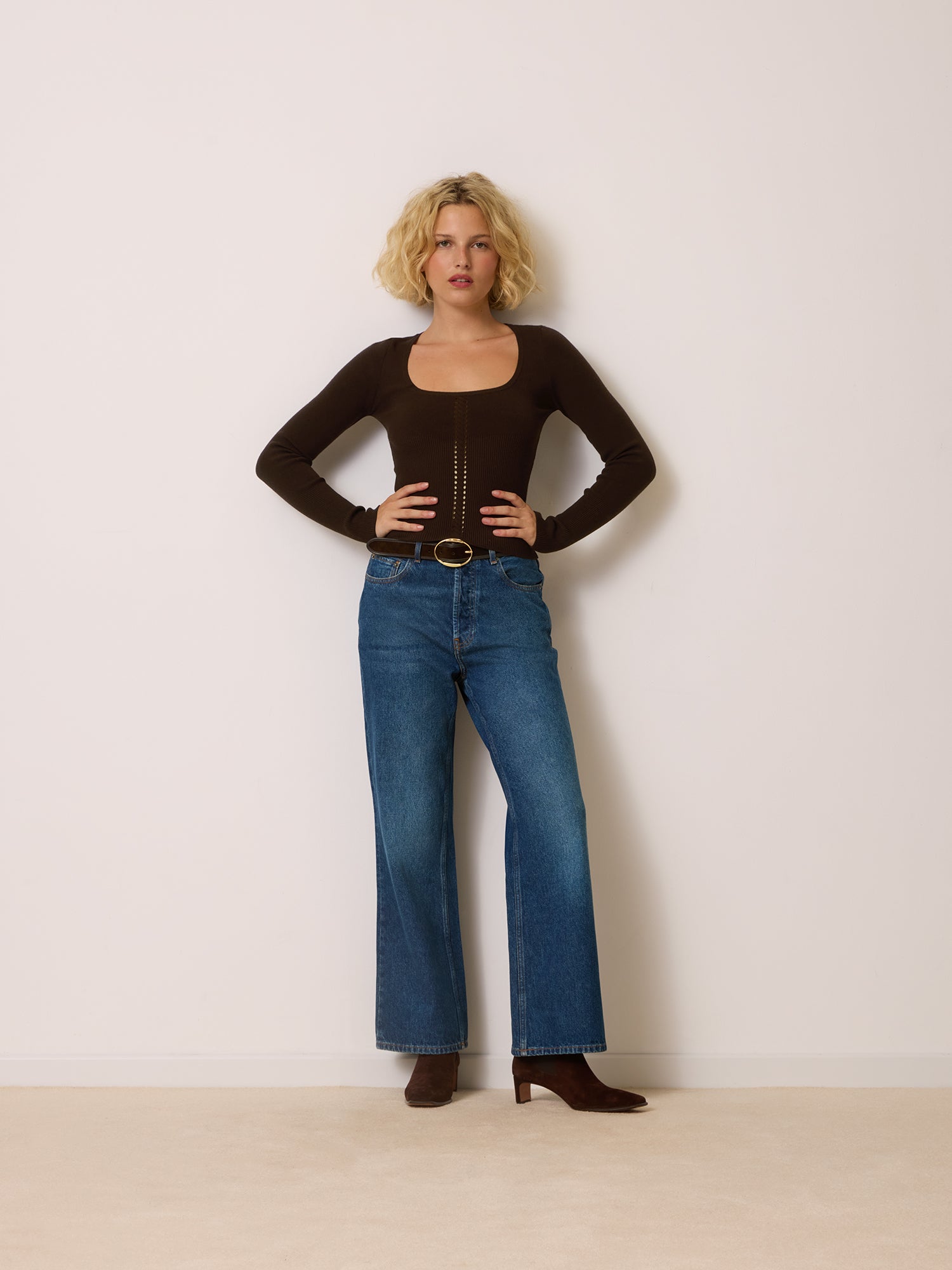 Pull BRIAC - Uni Chocolat