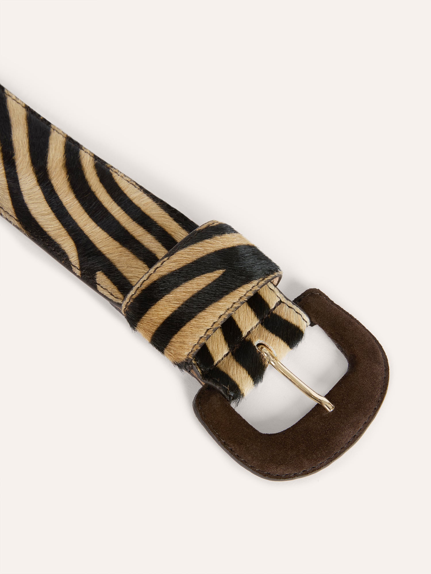 Ceinture ETREINTE - ZEBRE BEIGE