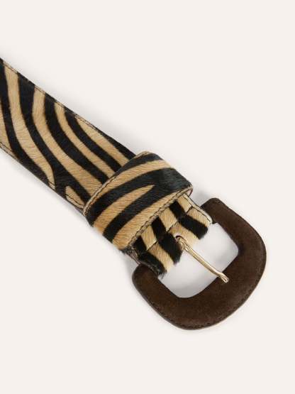 Ceinture ETREINTE - ZEBRE BEIGE
