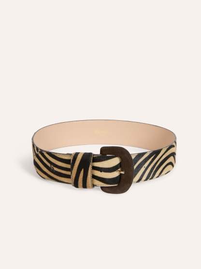 Ceinture ETREINTE - ZEBRE BEIGE