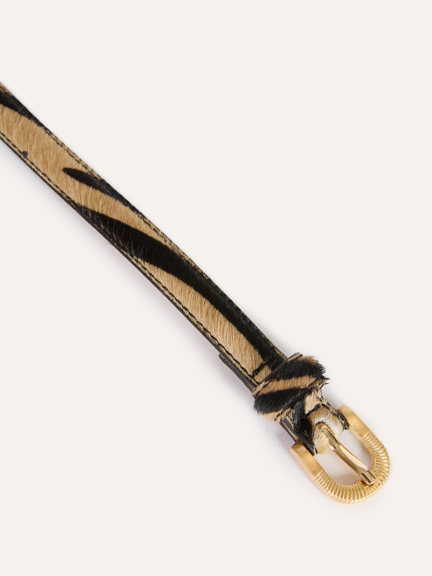 Ceinture SIGNATURE - ZEBRE BEIGE