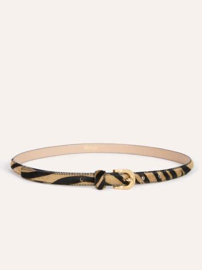 Ceinture SIGNATURE - ZEBRE BEIGE