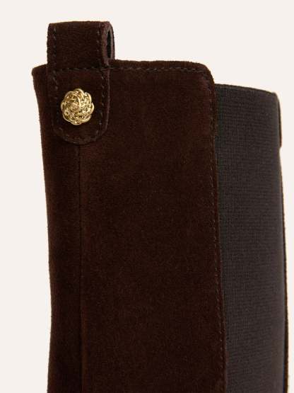 Bottines CHELSEA - Suede Ebène