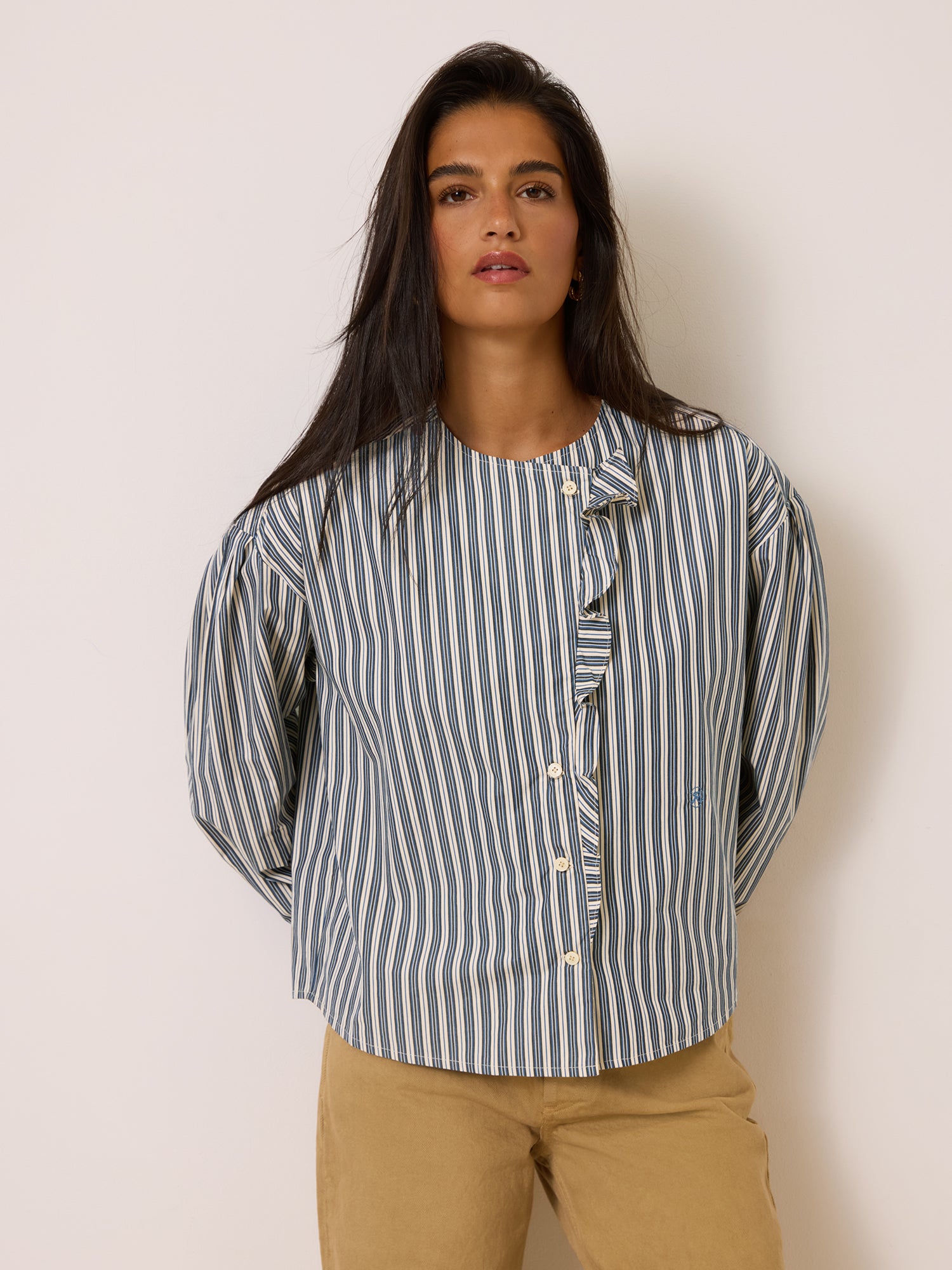 Chemise CLARISSE - RAYE NOIR