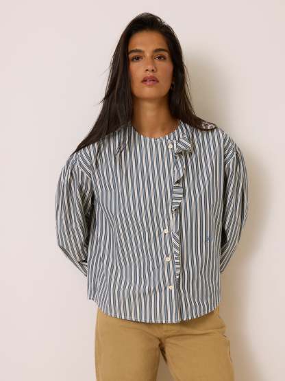 Chemise CLARISSE - RAYE NOIR