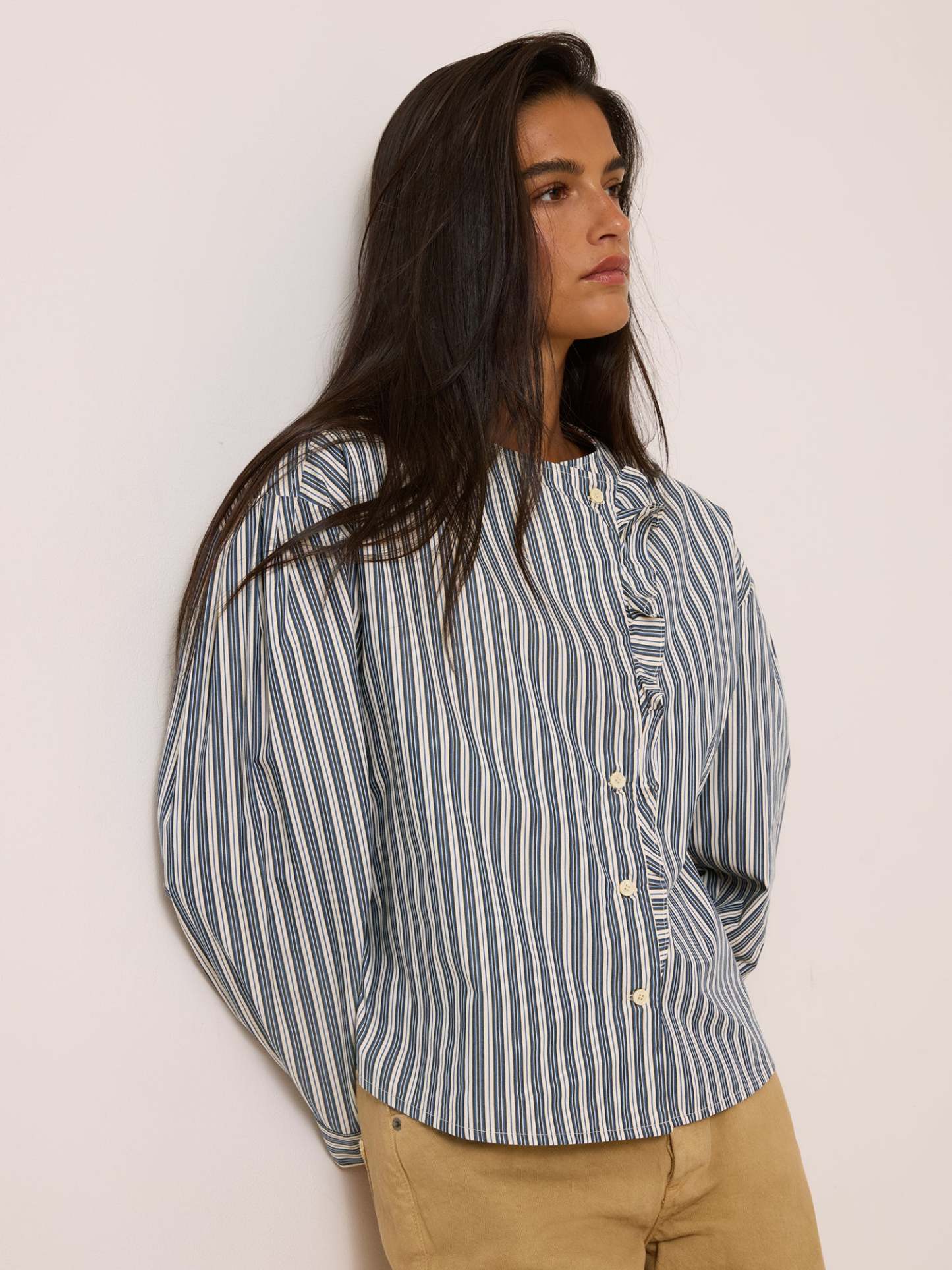 Chemise CLARISSE - RAYE NOIR