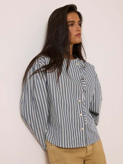 Chemise CLARISSE - RAYE NOIR